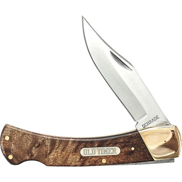Picture of Old Timer Golden Bear Folder 3.75 IN Blade Ironwood Handle