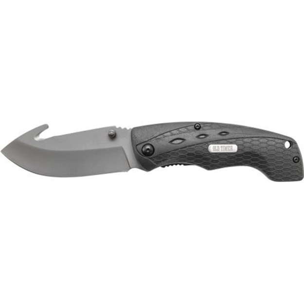 Picture of Old Timer Timer Knife Copperhead 3.42" Gut Hook Folding