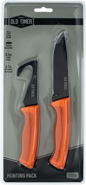 Picture of Old Timer Timer Knife Fixed Blade & Gut Hook W/Sheath Promo Q3