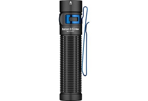 Picture of  Olightstore Usa Inc Baton3promaxbkcw Baton 3 Pro Max Pro Max Black Anodized 1/15/120/800/2,500 Lumens White Led 6975498000358