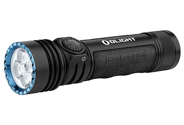 Picture of  Olightstore Usa Inc Seeker4promtbkcw Seeker 4 Pro  Matte Black 5/50/300/600/1,200/4,600 Lumens White Led 6975498002291