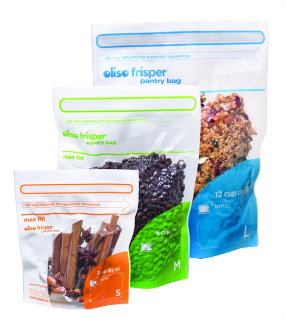 Picture of Oliso Pantry Bags Combo 6 Count Assorted