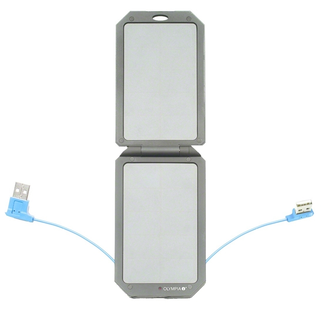 Picture of Olympic Arms External 5500Mah Rechargeable Battery W/Dual Solar Charger Panels