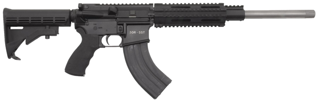 Picture of Olympic Arms K16sst300bo K16 300 Aac Blackout 16" 4Rail 6Pt Stk Blk/Ss