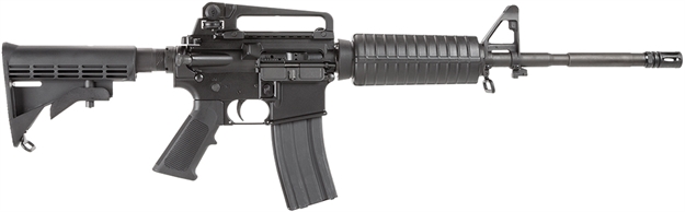 Picture of Olympic Arms K3bm4a3 Ar-15 Carbine SA 223/5.56 16" 30+1 6 Pos Stk Blk