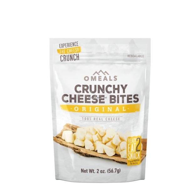 Picture of Omeals Self Heating Adventure Bites, Original Cheese Bites, 2Oz, Freeze-Dried Cheddar Cheese