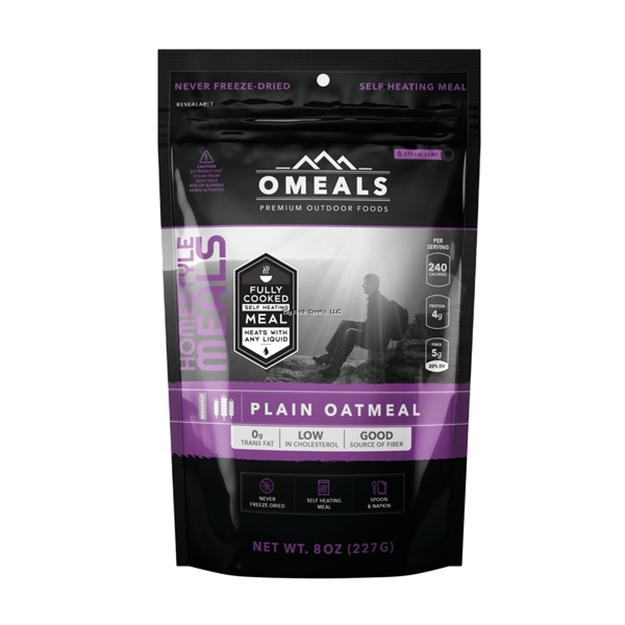 Picture of Omeals Self Heating Homestyle Meal, Plain Oatmeal, 8Oz, Fully Cooked