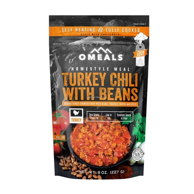 Picture of Omeals Self Heating Homestyle Meal, Turkey Chili W/Beans