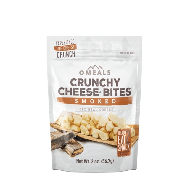 Picture of Omeals Self Heating Adventure Bites, Smoked Cheese Bites, 2Oz, Freeze-Dried Cheddar Cheese