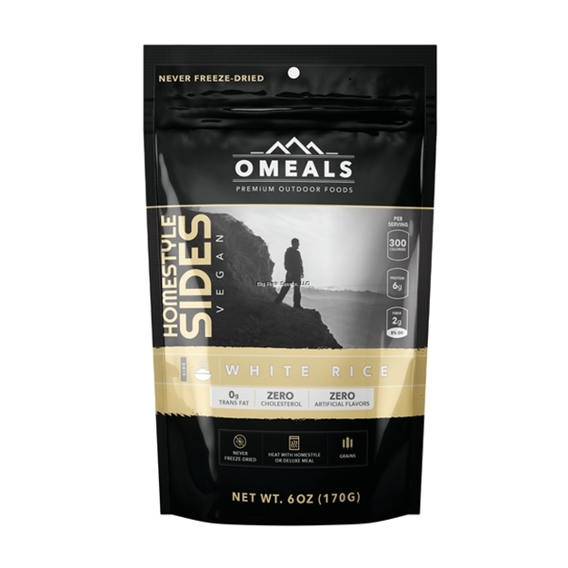 Picture of Omeals Self Heating Homestyle Sides, White Rice, 6Oz, Fully Cooked