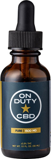 Picture of ON Duty Cbd Duty Cbd Oil Pure FS 1500Mg 30Ml Bottle (1 Fl.Oz.)