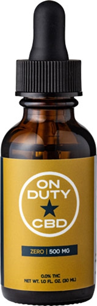 Picture of ON Duty Cbd Duty Cbd Oil Thc Free 500Mg 30Ml Bottle (1 Fl.Oz.)
