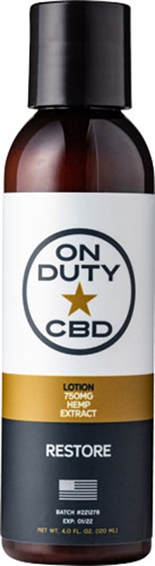 Picture of ON Duty Cbd Duty Cbd Pure Lotion 120Ml Bottle (4 Fl.Oz.)
