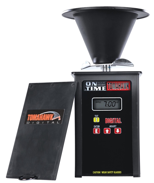 Picture of ON Time Feeders Tomahawk VL Electronic Game Feeder, Fits Most Hoppers, UP TO 4 Feed Times, Uses 6-Volt Battery (Not Incl) 49000