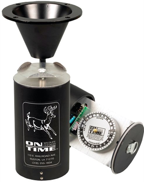 Picture of ON Time Feeders Classic Lifetime Feeder, Fits Most Hoppers, 1 TO 12 Feedings, High-Speed Motor, Requires 11 AA Batteries (Not Included) 11112