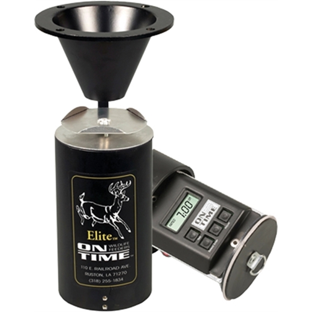 Picture of ON Time Feeders Elite Lifetime Feeder, Fits Most Hoppers, 1 TO 6 Feedings, 3 Speeds, Programmable, Req 10 AA Batteries (Not Included) 11113