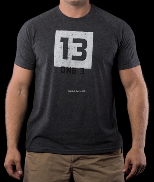 Picture of 13 Fishing "More Than Luck" Onyx One 3 Logo T-Shirt Extra Large