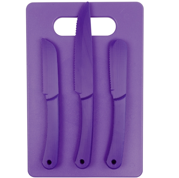 Picture of Ontario Chromatics 4 PC Cutlery Set Purple