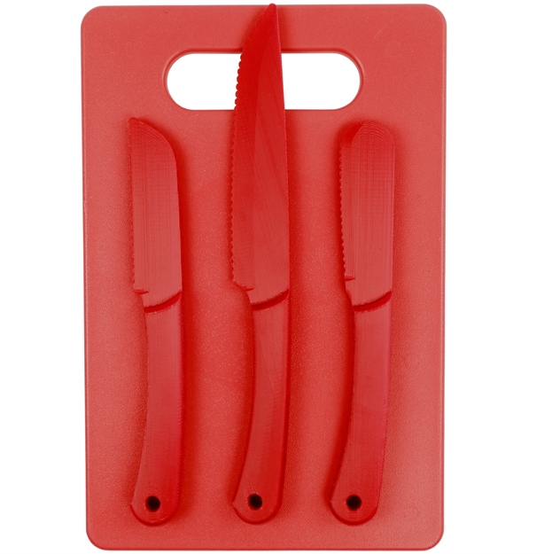 Picture of Ontario Chromatics 4 PC Cutlery Set Red