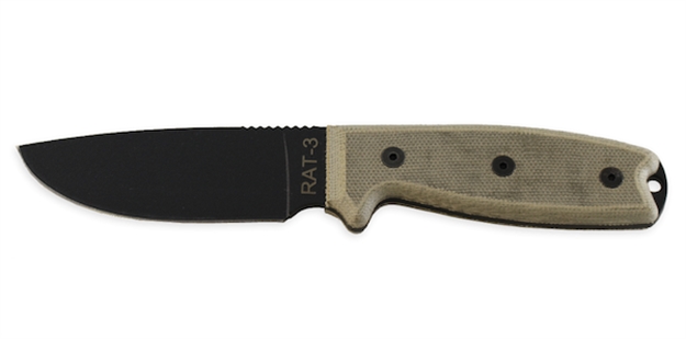 Picture of Ontario Knife Company 3.9" Fixd Blade W/ Nyl Sheath 8665