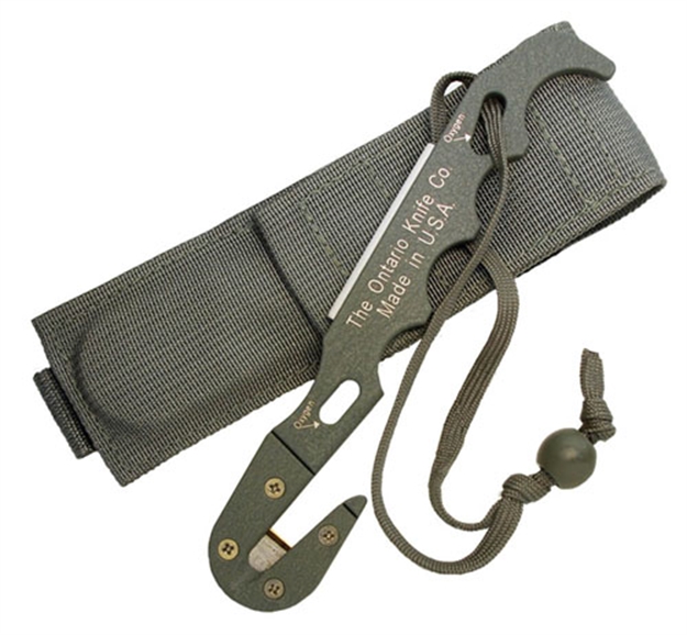 Picture of Ontario Model 1 Rescue Hook Strap Cutter Foliage Green