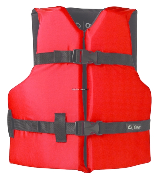 Picture of Onyx Vest GP Yth Red/Blk