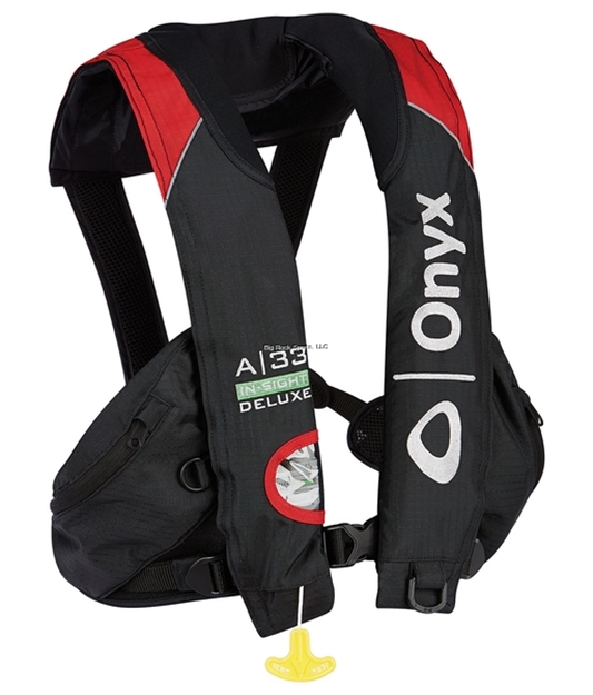 Picture of Onyx Vest Infl A33 Dlx Red Univ