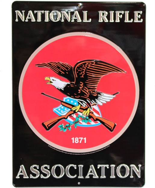 Picture of Open Road Brands Road Brands Die Cut Emb Tin Sign W/Knockout Nra 10X14