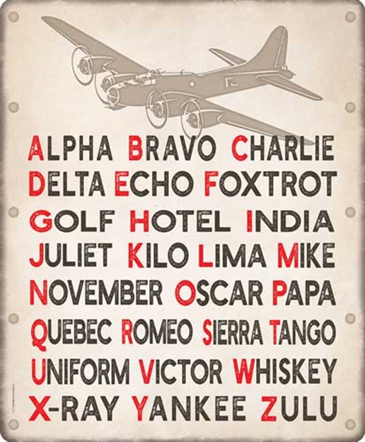 Picture of Open Road Brands Road Brands Metal Sign Pilot Code 13" X 10.75"