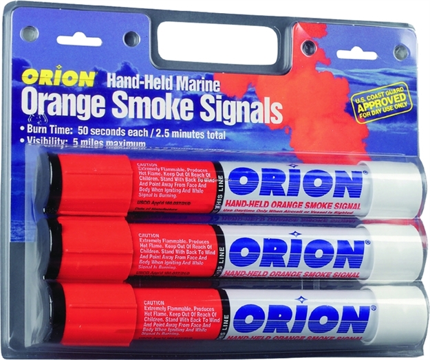 Picture of Orion Handheld Flares Org Smoke 3Pk