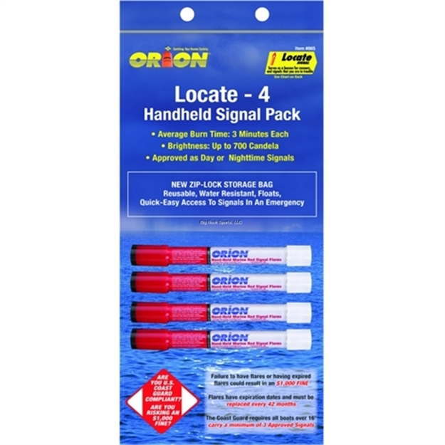 Picture of Orion Red Handheld Flares 4 Pack