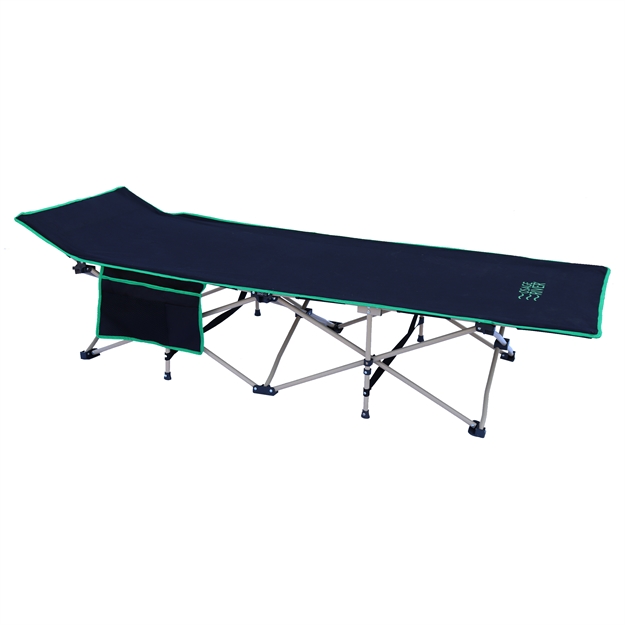 Picture of Osage River 300Lbs Folding Camp Cot With Pocket - Black And Green