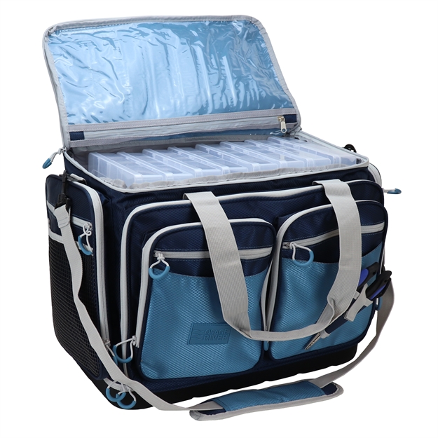 Picture of Osage River Boss Fishing Tackle Bag Navy Large W Tackle Boxes