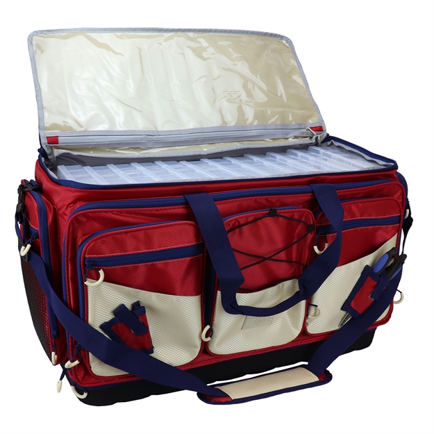 Picture of Osage River Boss Fishing Tackle Bag Red XL Tackle Boxes