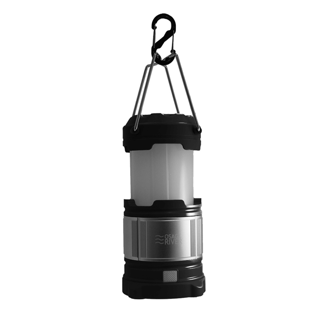 Picture of Osage River Led Lantern With Usb Power Bank - Black