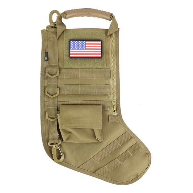 Picture of Osage River Ruck UP Tactical Stocking W/ Usa Patch - Khaki