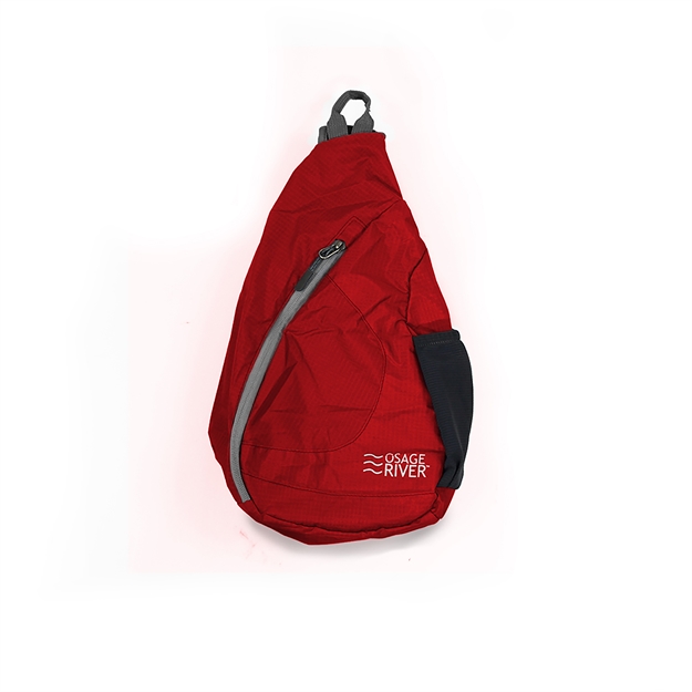 Picture of Osage River Taber Sling Bag - Red/Gray ORTSRG