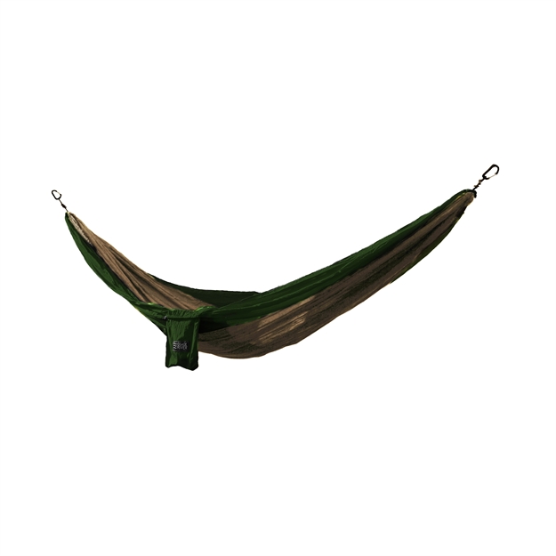 Picture of Osage River Twain Single Hammock - Khaki/Olive Green