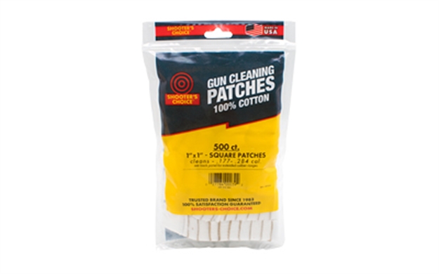 Picture of Otis 1" SQ Cleaning Patches 500Ct FG-914-500
