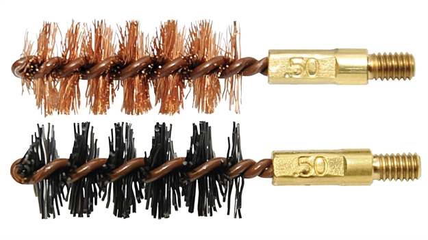 Picture of Otis Fg350nb Bore Brush Set  50 Cal/12.7Mm 8-32 Thread 2" Long Bronze/Nylon Brush 2 Per Pkg FG-350-NB 014895002469