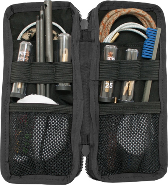 Picture of Otis Fg9015569 Defender Cleaning Kit Multi-Caliber Handgun/Rifle/13 Pieces Black Nylon Case FG-901-556-9 014895004692