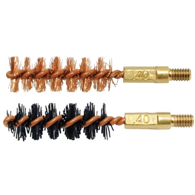 Picture of Otis Technology .40Cal-10Mm Bore Brush 2 Pack (1 Nylon/1 Bronze) FG-341-NB