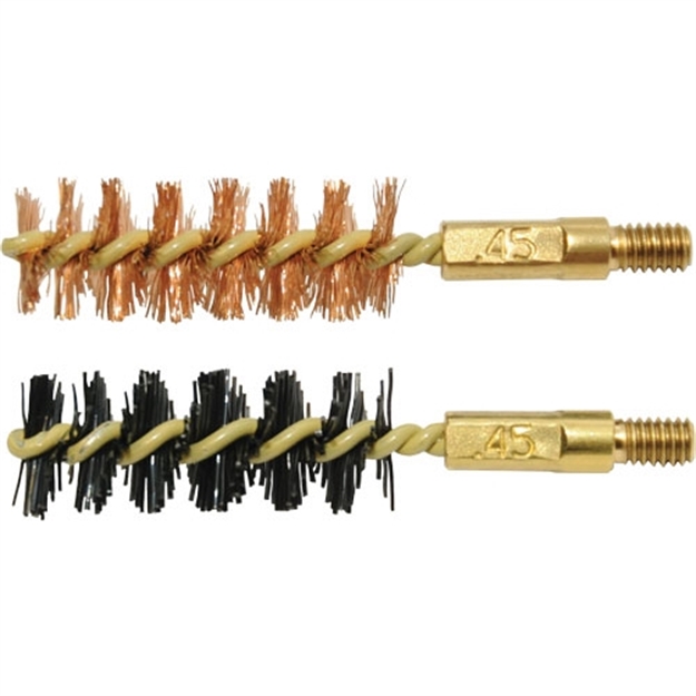 Picture of Otis Technology .44Cal - .45Cal Bore Brush 2 Pack (1 Nylon/1 Bronze) FG-345-NB