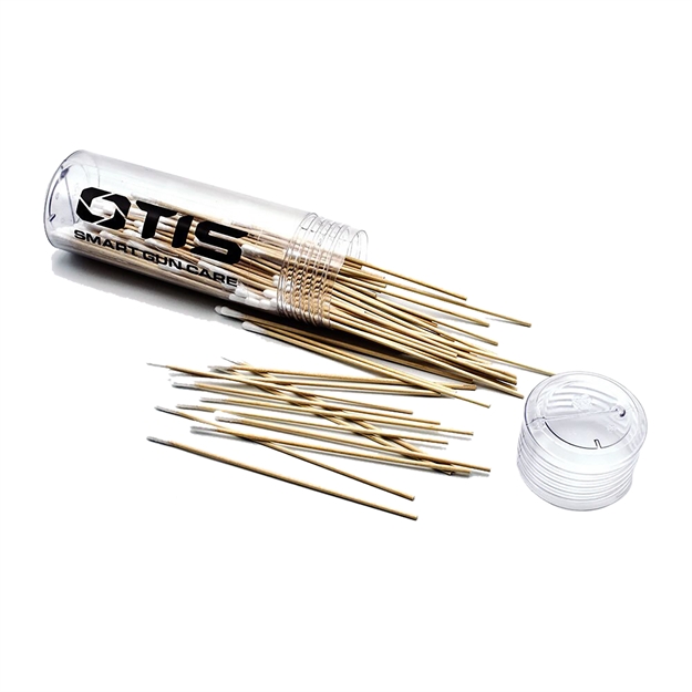 Picture of Otis Fg241100 Gun Cleaning Swabs Cotton/Wood 6" Long 100 Includes Reusable Storage Tube FG-241-100
