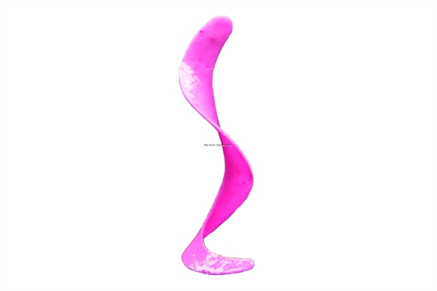 Picture of Otter Curly Long Tails 6 1/2", Pink 8/Jar
