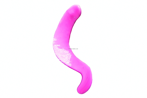 Picture of Otter Curly Tiny Tails 2 3/4", Pink 12/Jar