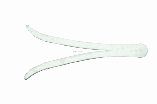 Picture of Otter Straight Split Tails 5" White 10/Jar