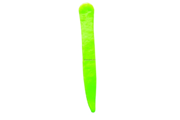 Picture of Otter Straight Thin Tails 4 1/4" Chartreuse 10/Jar