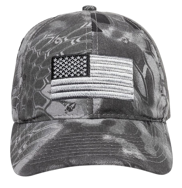 Picture of  Outdoor Cap 120159-3-3 Usa Flag  Kryptek Raid Hook & Loop Osfa Unstructured