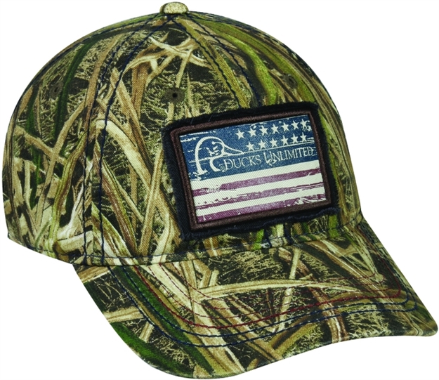 Picture of Outdoor Cap Americana Ducks Unlimited Logo Cap IN MO Shadow Grass Low Profile